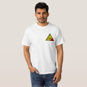 Camisa warnende Zone T-Shirt (Vorne ganz)