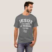 Camisas Cristianas sobre Jesus Christlich in T-Shirt (Vorne ganz)
