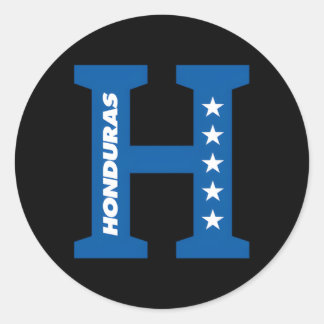 Camisas De Honduras Camisas Catrachas aus Hondura Runder Aufkleber