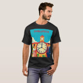 CAMISAS Honduras CHOLUTECA RELOJ Retro poster T-Shirt (Vorne ganz)