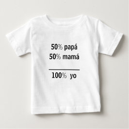 Camiseta 100% yo baby t-shirt