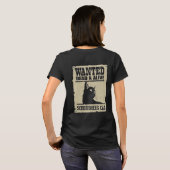 Camiseta Adulto Schrodinger's Cat - Dark - Back T-Shirt (Schwarz voll)