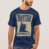 Camiseta Adulto Schrodinger's Cat - Dark - Front T-Shirt (Vorderseite)