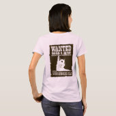 Camiseta Adulto Schrodinger's Cat - Light - Back T-Shirt (Schwarz voll)
