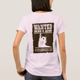 Camiseta Adulto Schrodinger's Cat - Light - Back T-Shirt