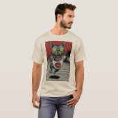 Camiseta Adulto Zombie Runner Cat - Front T-Shirt (Vorne ganz)