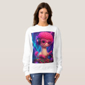 Camiseta Auriculares Galácticos  Sweatshirt (Vorne ganz)