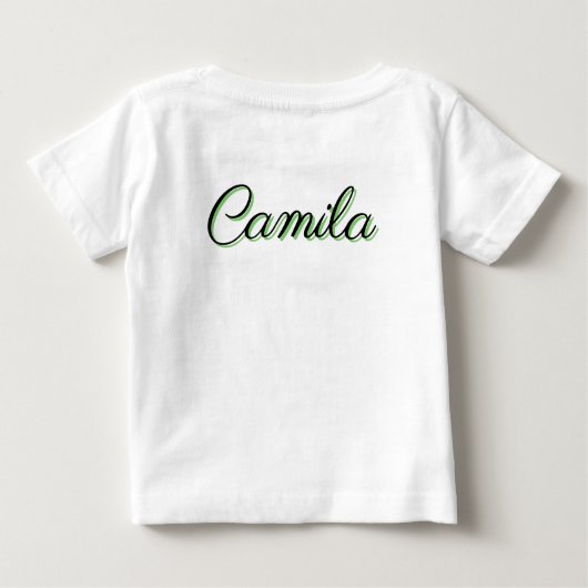 Camiseta "Babero Dulce Tropical - Sandía & Piña" Baby T-shirt (Rückseite)