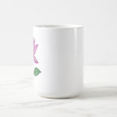 Camiseta básia mujer, con flor rosada kaffeetasse (Mittel)