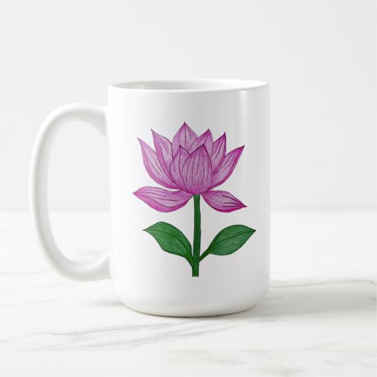 Camiseta básia mujer, con flor rosada kaffeetasse (Links)
