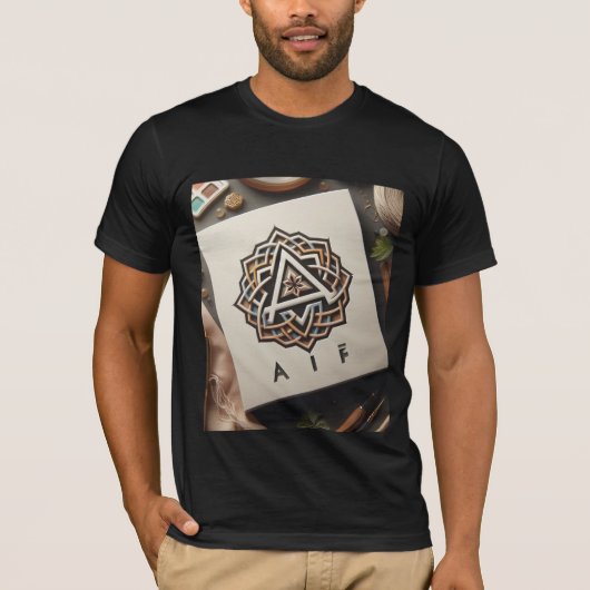 Camiseta Básica Masculina Estampa Exclusiva T-Shirt (Vorderseite)