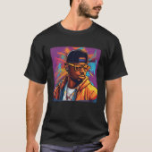 Camiseta Básica - Street graffiti art Hip Hop T-Shirt (Vorderseite)