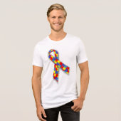 Camiseta Bella+Canvas Tri-blend laço Tri-Blend Shirt (Vorderseite voll)