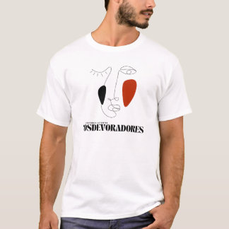 Camiseta blanca unisex con diseño minimalista T-Shirt