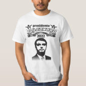 CAMISETA BOLSONARO PRESIDENTE T-Shirt (Vorderseite)