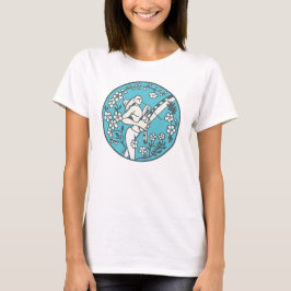 Camiseta Capoeira Feminina: Tocador de Berimbau T-Shirt