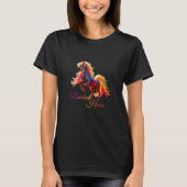 Camiseta Cavalo Arco-Íris T-Shirt (Vorderseite)