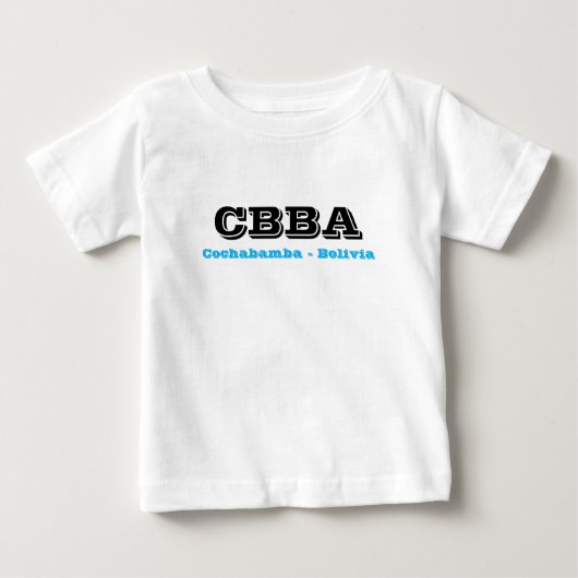 Camiseta CBBA Cochabamba Bolivia Baby T-shirt (Vorderseite)