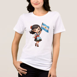 Camiseta chibi Estampado divertido Moda casual Art Tri-Blend Shirt
