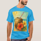 Camiseta coco en la playa T-Shirt (Vorderseite)