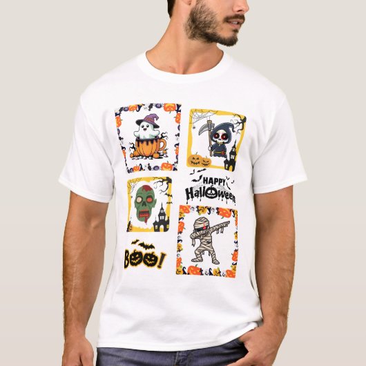 Camiseta Collage de Terror T-Shirt (Vorderseite)