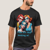 Camiseta Comic Style Pop Art Girls T-Shirt (Vorderseite)