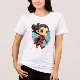 Camiseta con Estampado Chibi – ¡Lleva un Toque Ado Tri-Blend Shirt