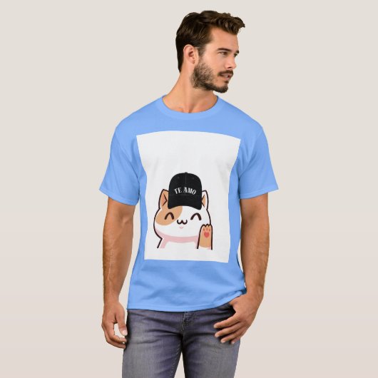 camiseta con un color fresco T-Shirt (Vorne ganz)