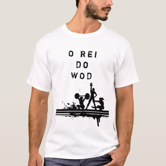 Camiseta crossfit Rei Do Wod T-Shirt (Vorderseite)