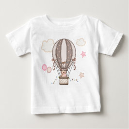 Camiseta de bebê Ursinho Baloeiro Baby T-shirt