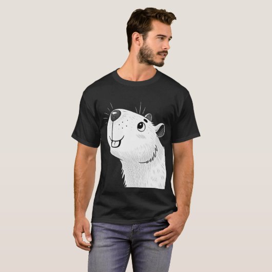 Camiseta de capibara T-Shirt (Vorne ganz)
