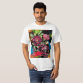  camiseta   de flor T-Shirt (Vorne ganz)