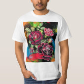  camiseta   de flor T-Shirt (Vorderseite)
