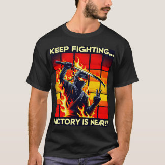 Camiseta de Ninya y Mensaje Motivacional T-Shirt