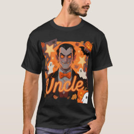 Camiseta de Tío Vampiro Espeluznante y de Moda T-Shirt