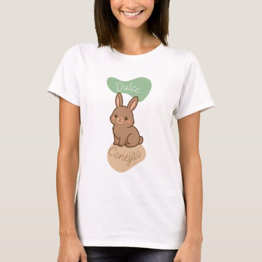 Camiseta dulce conejito T-Shirt (Vorderseite)