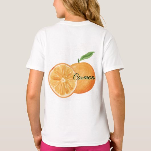 Camiseta Dulce Tropical: naranja T-Shirt (Rückseite)