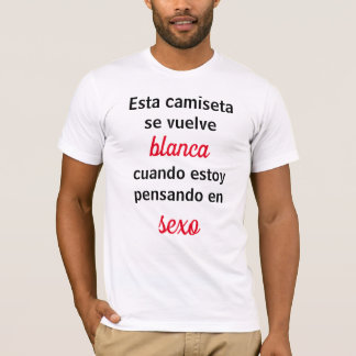 Camiseta esta se vuelve blanca T-Shirt