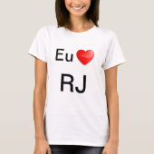 camiseta eu amo RJ T-Shirt (Vorderseite)