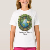 Camiseta Fem Juvenil Básica Raízes do Mundo-1 T-Shirt (Vorderseite)