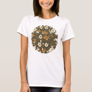 Camiseta Feminina Básica Floral-3 T-Shirt