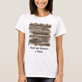 Camiseta Feminina Básica Madeira Viva T-Shirt