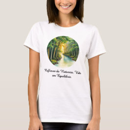 Camiseta Feminina Básica Reflexos da Terra-2 T-Shirt