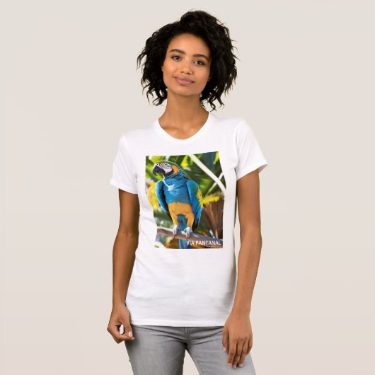 Camiseta feminina justa Bella+Canvas T-Shirt (Vorne ganz)