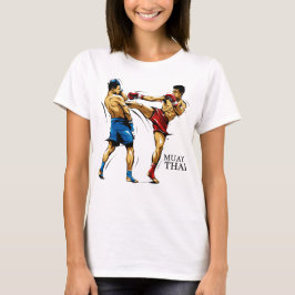 Camiseta Feminina Muay Thai / Boxe Tailandês T-Shirt
