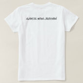 camiseta feminina para o uso do dia a dia T-Shirt (Design Rückseite)