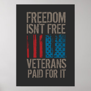 Camiseta Freedom ist nicht frei, dafür bezahlt die Poster