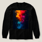 Camiseta fuego multicolor Tri-Blend shirt (Design Vorderseite)