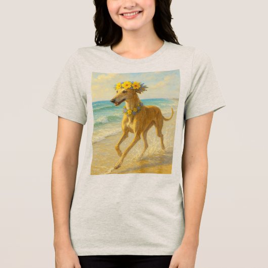 Camiseta Galgo Tri-Blend Shirt (Vorderseite)