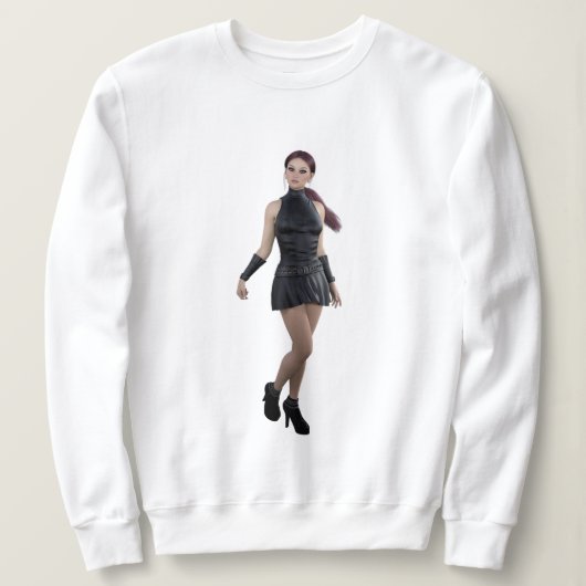 Camiseta garota de estilo sweatshirt (Design vorne)